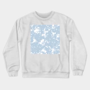 Fog blue Storm - Tie Dye Shibori Texture Crewneck Sweatshirt